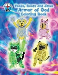 Cover: Pooks, Boots and Jesus Armor of God Coloring Book - Pooks, Boots and Jesus, LLC