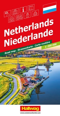 Abbildung von: Hallwag Strassenkarte Niederlande 1:200.000 - Hallwag Kümmerly+Frey