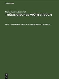 Abbildung von: Schlangenstreifen - Schnuppe - De Gruyter