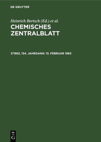 Abbildung von: 13. Februar 1963 - De Gruyter