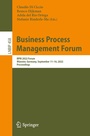 Cover: Business Process Management Forum - Springer