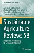 Cover: Sustainable Agriculture Reviews 58 - Springer
