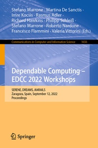 Enlarge image Cover: Dependable Computing - EDCC 2022 Workshops - Springer