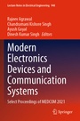 Cover: Modern Electronics Devices and Communication Systems - Springer