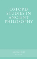 Cover: Oxford Studies in Ancient Philosophy, Volume 61 - OUP eBook