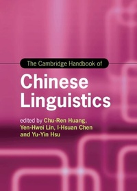Abbildung von: The Cambridge Handbook of Chinese Linguistics - Cambridge University Press