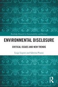 Enlarge image Cover: Environmental Disclosure - Routledge