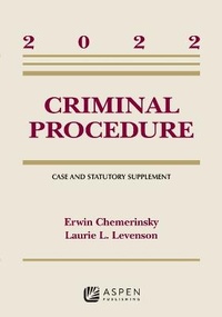 Enlarge image Cover: Criminal Procedure - Aspen Publishing