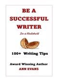 Cover: Be a Successful Writer in a Nutshell - 100+ Writing Tips - Words & Images UK