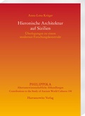 Cover: Hieronische Architektur auf Sizilien - Harrassowitz Verlag
