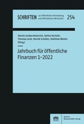 Cover: Jahrbuch f&uuml;r &ouml;ffentliche Finanzen (2022) 1 - Berliner Wissenschafts-Verlag