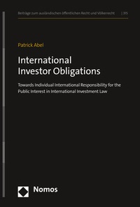 Abbildung von: International Investor Obligations - Nomos