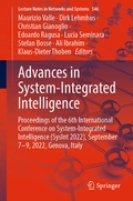 Cover: Advances in System-Integrated Intelligence - Springer