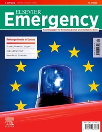 Abbildung von: Elsevier Emergency. Rettungsdienst in Europa. 5/2022 - Urban & Fischer