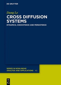 Abbildung von: Cross Diffusion Systems - De Gruyter