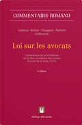 Cover: Loi sur les avocats - Helbing & Lichtenhahn