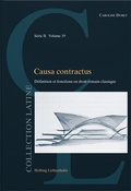 Cover: Causa contractus - Helbing & Lichtenhahn