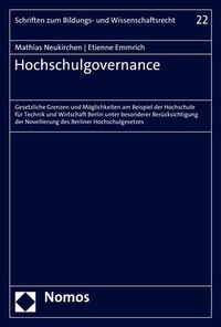 Abbildung von: Hochschulgovernance - Nomos