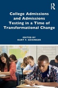 Bild: College Admissions and Admissions Testing in a Time of Transformational Change - Routledge