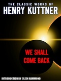 Cover: We Shall Come Back - Alien eBooks