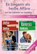 Cover: Es begann als hei&szlig;e Aff&auml;re... Von der Geliebten zur Gemahlin (2 Miniserien) - CORA Verlag