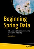 Cover: Beginning Spring Data - APress