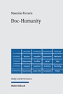 Cover: Doc-Humanity - Mohr Siebeck