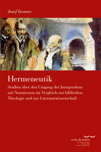 Abbildung von: Hermeneutik - Vittorio Klostermann Verlag