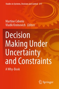 Enlarge image Cover: Decision Making Under Uncertainty and Constraints - Springer