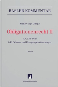 Enlarge image Cover: Obligationenrecht II (OR II) - Helbing & Lichtenhahn