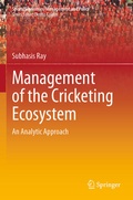 Cover: Management of the Cricketing Ecosystem - Springer