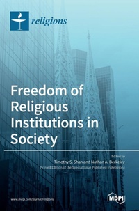 Enlarge image Cover: Freedom of Religious Institutions in Society - MDPI AG