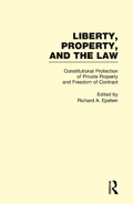 Cover: Constitutional Protection of Private Property and Freedom of Contract - Routledge