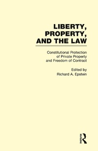 Enlarge image Cover: Constitutional Protection of Private Property and Freedom of Contract - Routledge