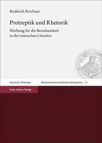 Enlarge image Cover: Protreptik und Rhetorik - Franz Steiner Verlag