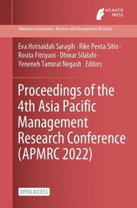 Enlarge image Cover: Proceedings of the 4th Asia Pacific Management Research Conference (APMRC 2022) - Atlantis Press (Zeger Karssen)