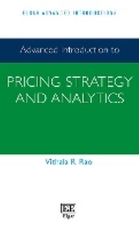 Enlarge image Cover: Advanced Introduction to Pricing Strategy and Analytics - Edward Elgar Publishing