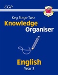 Cover: KS2 English Year 3 Knowledge Organiser - Coordination Group Publications Ltd (CGP)