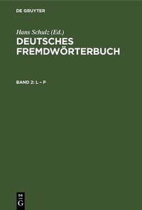 Abbildung von: L - P - De Gruyter