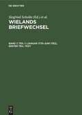 Cover: (Januar 1778-Juni 1782), Erster Teil: Text - De Gruyter