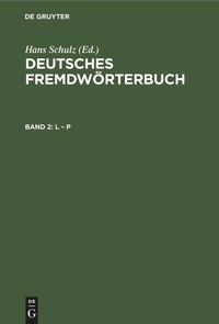 Enlarge image Cover: L - P - De Gruyter