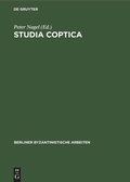 Cover: Studia Coptica - De Gruyter