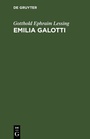 Cover: Emilia Galotti - De Gruyter