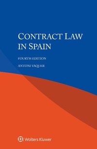 Abbildung von: Contract Law in Spain - Wolters Kluwer