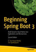 Cover: Beginning Spring Boot 3 - APress