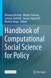 Enlarge image Cover: Handbook of Computational Social Science for Policy - Springer