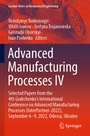 Cover: Advanced Manufacturing Processes IV - Springer