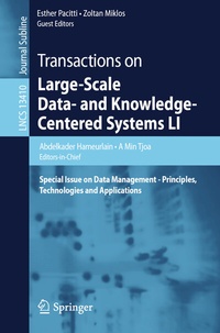 Abbildung von: Transactions on Large-Scale Data- and Knowledge-Centered Systems LI - Springer