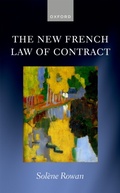 Cover: The New French Law of Contract - OUP eBook