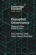 Cover: Disrupted Governance - Cambridge University Press